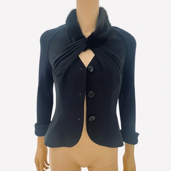 Christian Dior by Galliano F/W 1999 MinkFur Colar Jacket